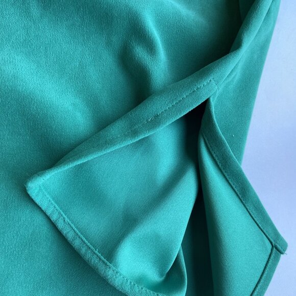 VTG 90s Sag Harbor Women's Shirt Shacket Size 18 Kelly Green Brushed Twill NWT - Picture 8 of 12